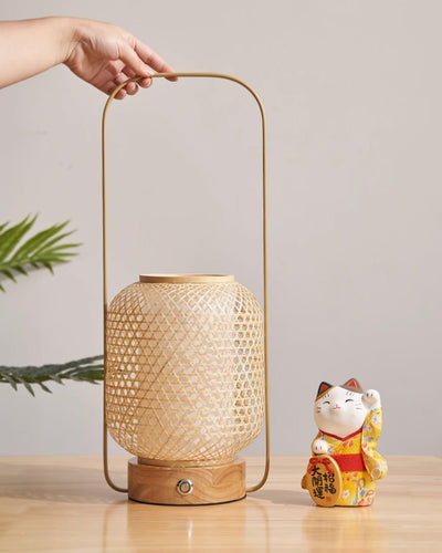 Orbituse Wooden Retro Table Lamp