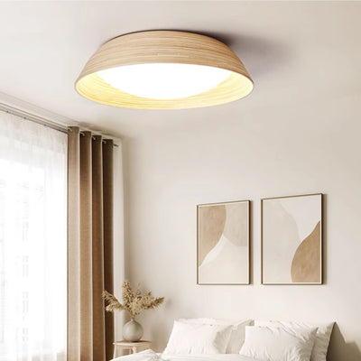 Brumeaux Bamboo Textured Ceiling Lamp