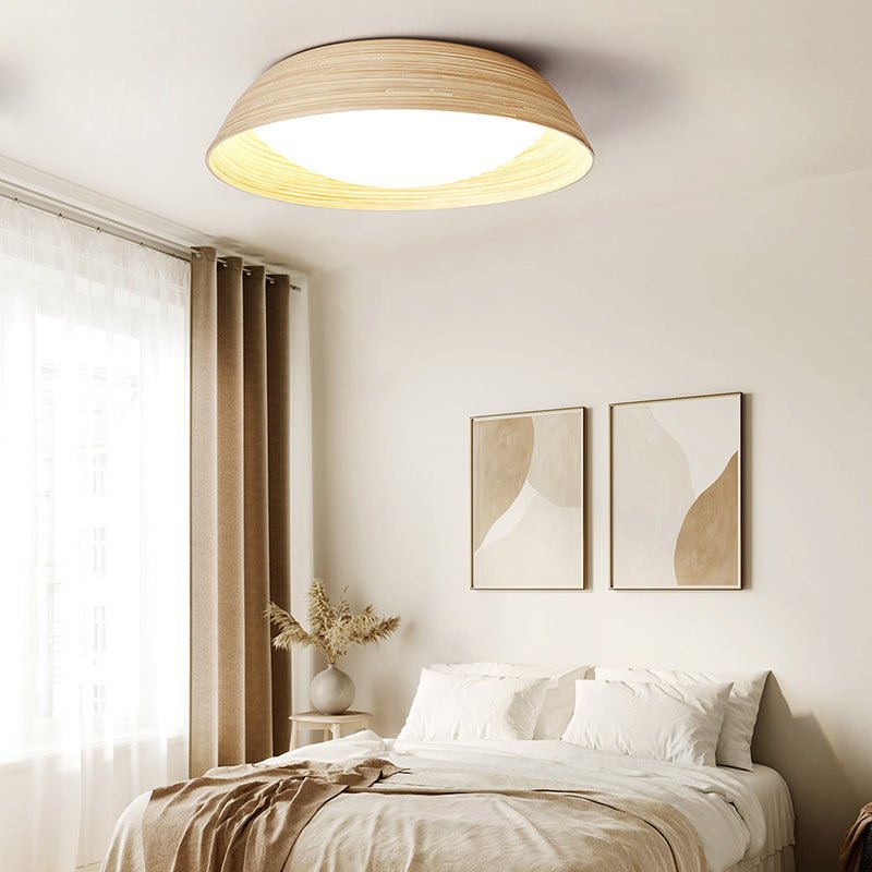 Brumeaux Bamboo Textured Ceiling Lamp