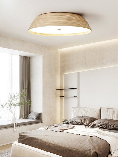 Brumeaux Bamboo Textured Ceiling Lamp