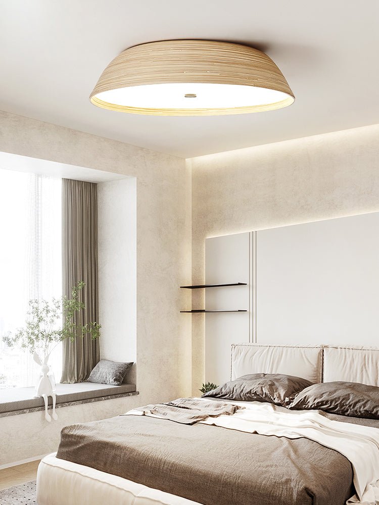 Brumeaux Bamboo Textured Ceiling Lamp