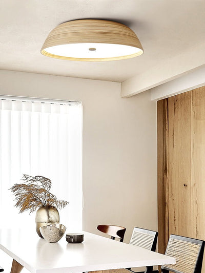 Brumeaux Bamboo Textured Ceiling Lamp