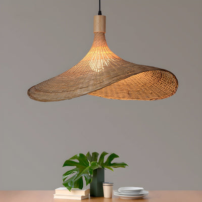 Marona Rattan Vintage Pendant Light - Neutral Decor