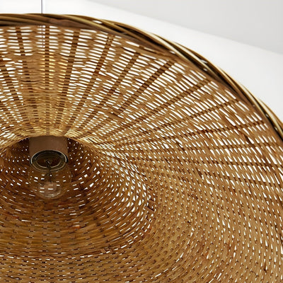 Marona Rattan Vintage Pendant Light - Neutral Decor