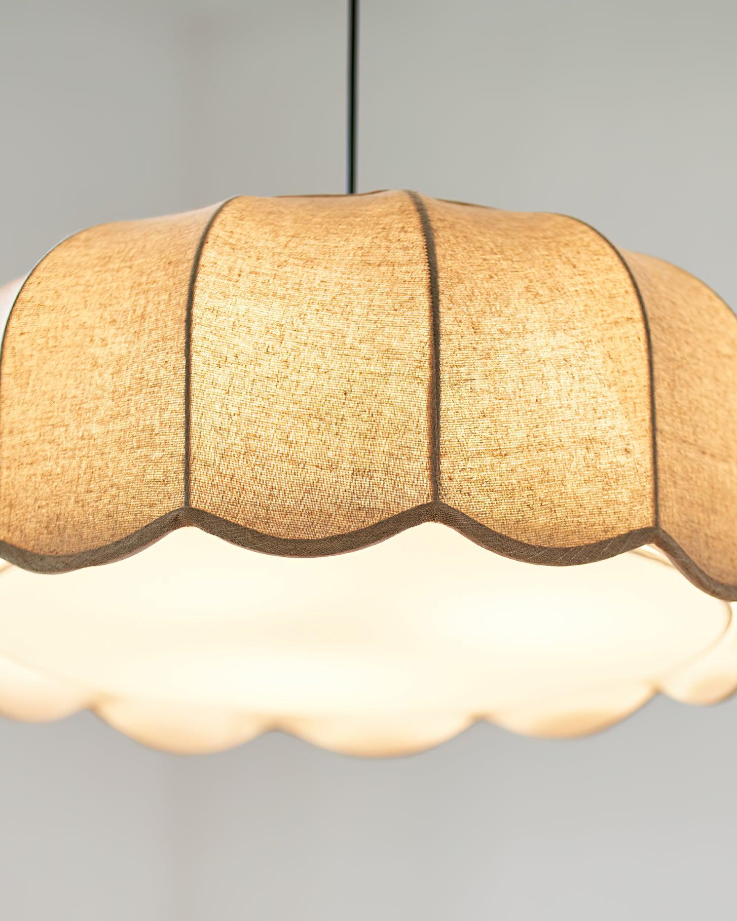 Linoaya Fabric Rustic Pendant Lamp