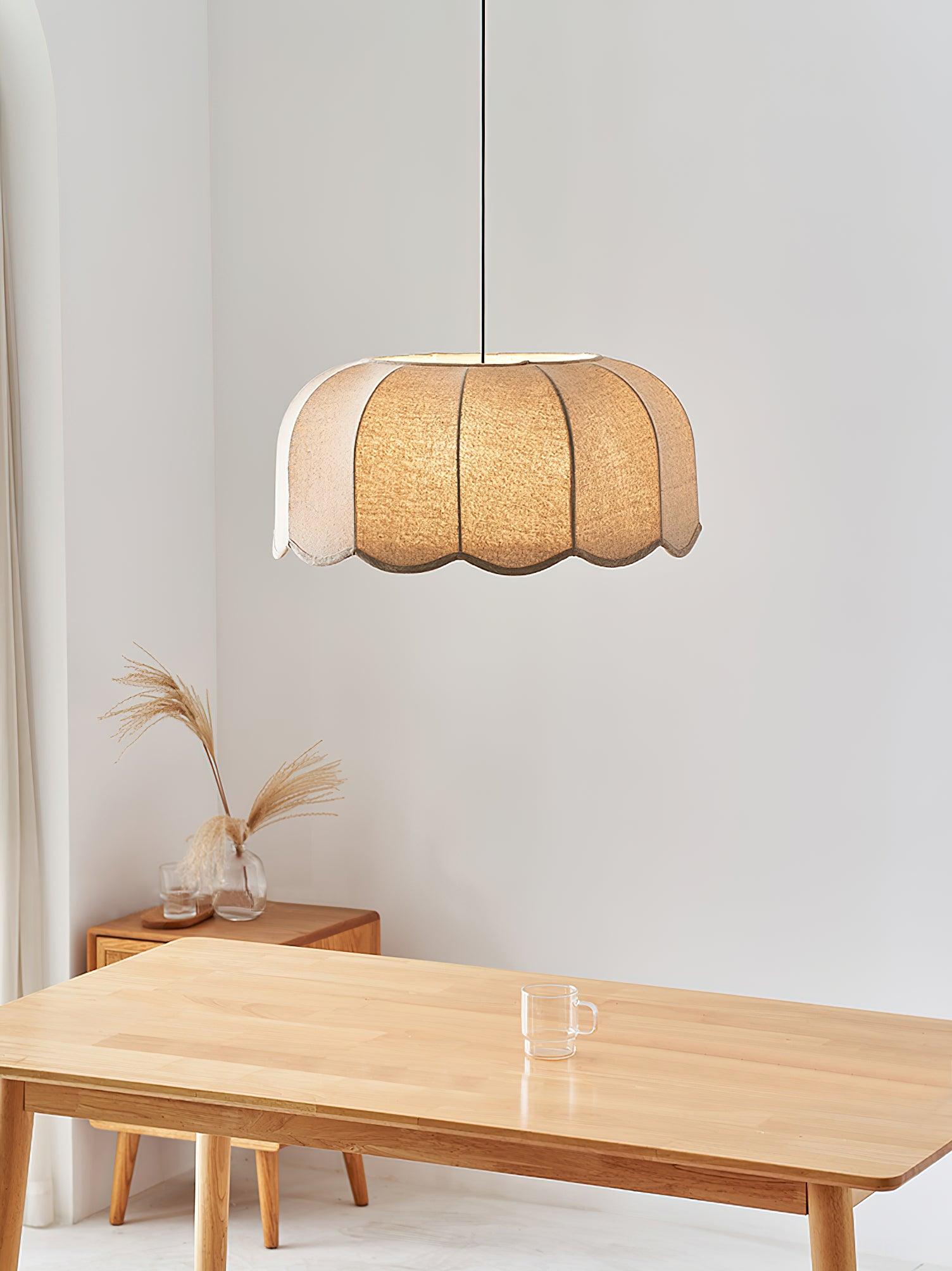 Linoaya Fabric Rustic Pendant Lamp