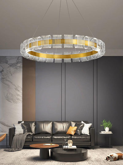 Abrahamson Modern Minimalist Luxury Bangle Chandelier