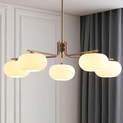 Deloz Chandelier Industrial 5-Light Modern
