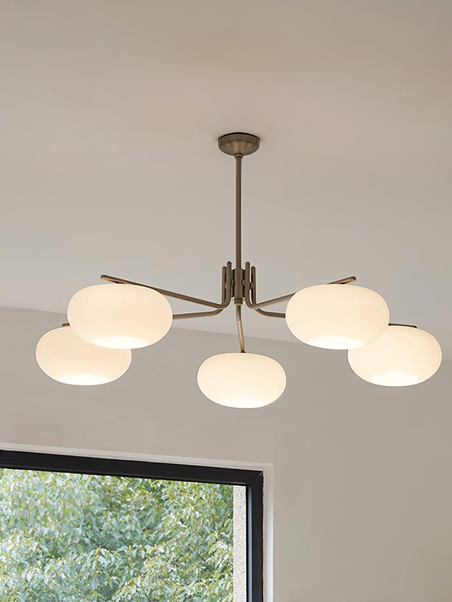 Deloz Chandelier Industrial 5-Light Modern