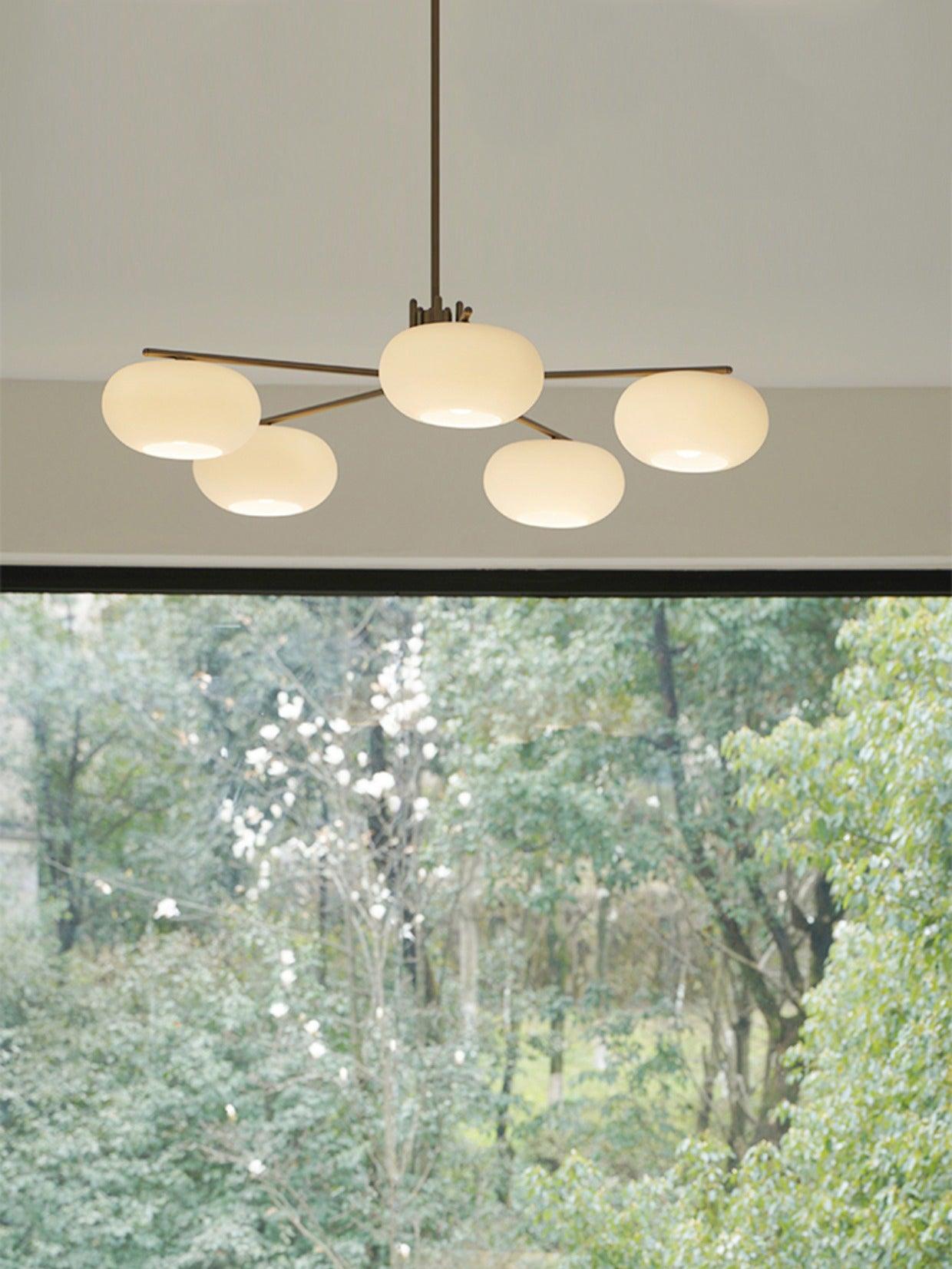 Deloz Chandelier Industrial 5-Light Modern
