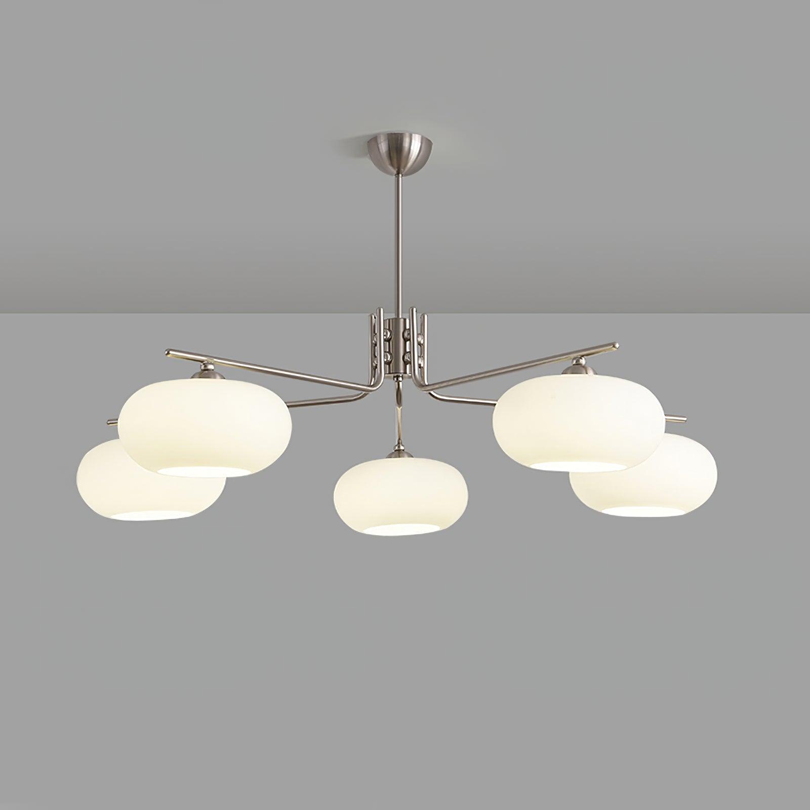 Deloz Chandelier Industrial 5-Light Modern