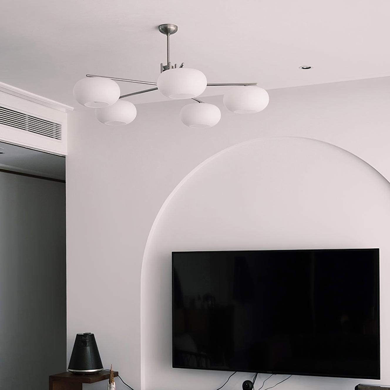 Deloz Chandelier Industrial 5-Light Modern