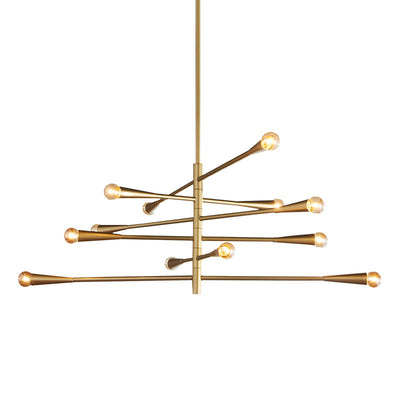 Sifuvyu Modern Minimalist Brass Metal Chandelier