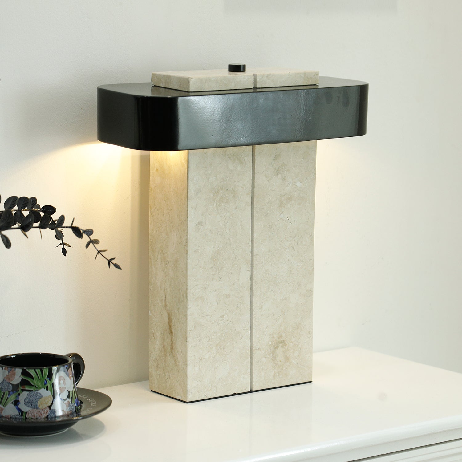 Abram Modern Marble Table Lamp