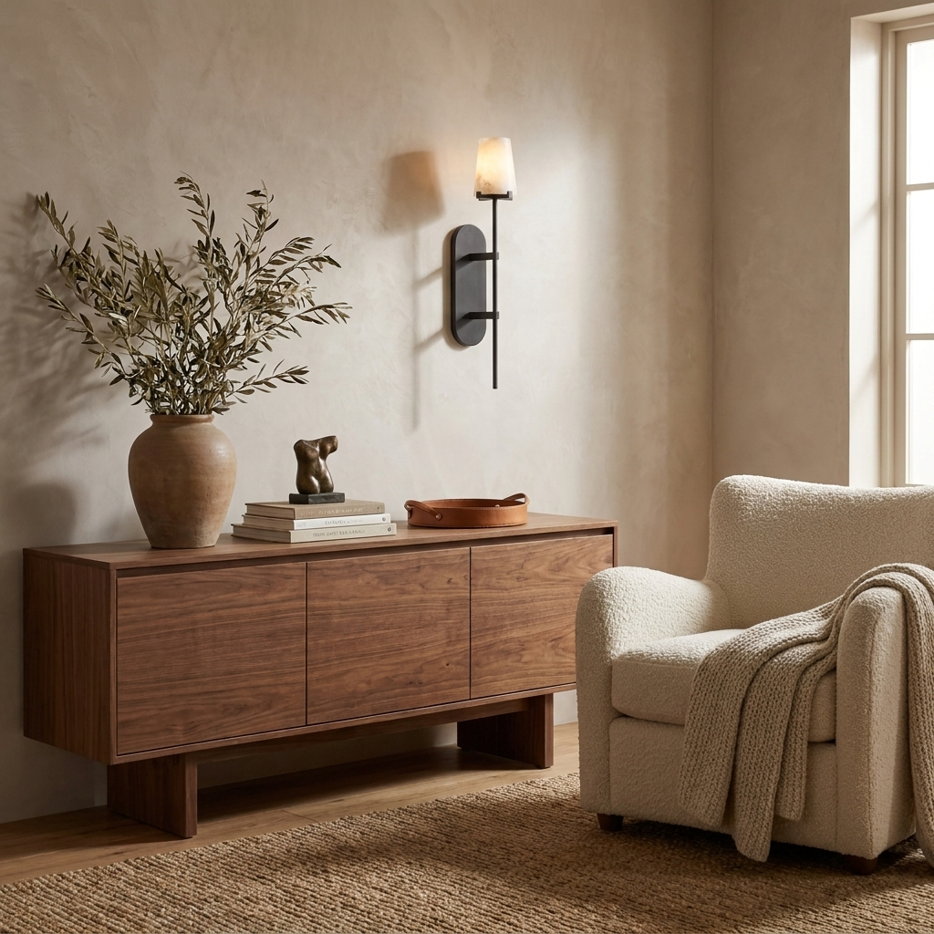 Bexcombe Alabaster Wall Sconce