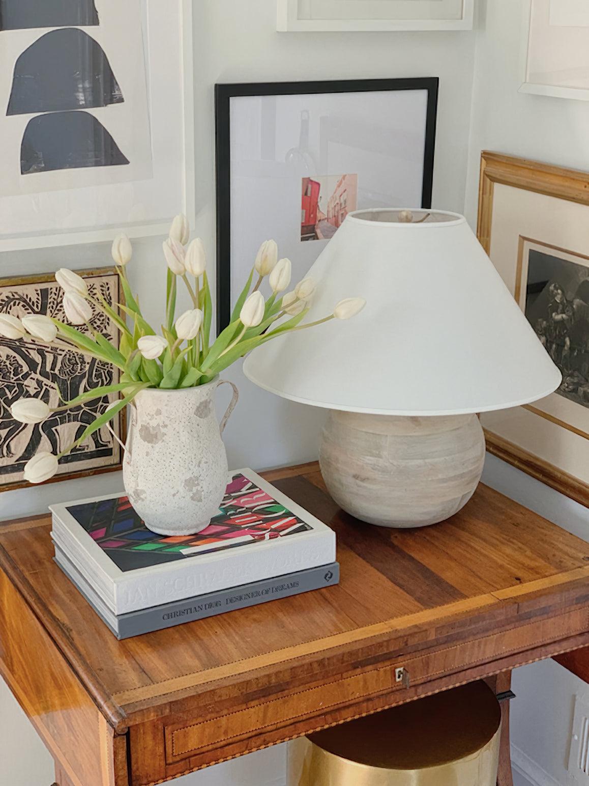Domino Minimalilst Wood Table Lamp