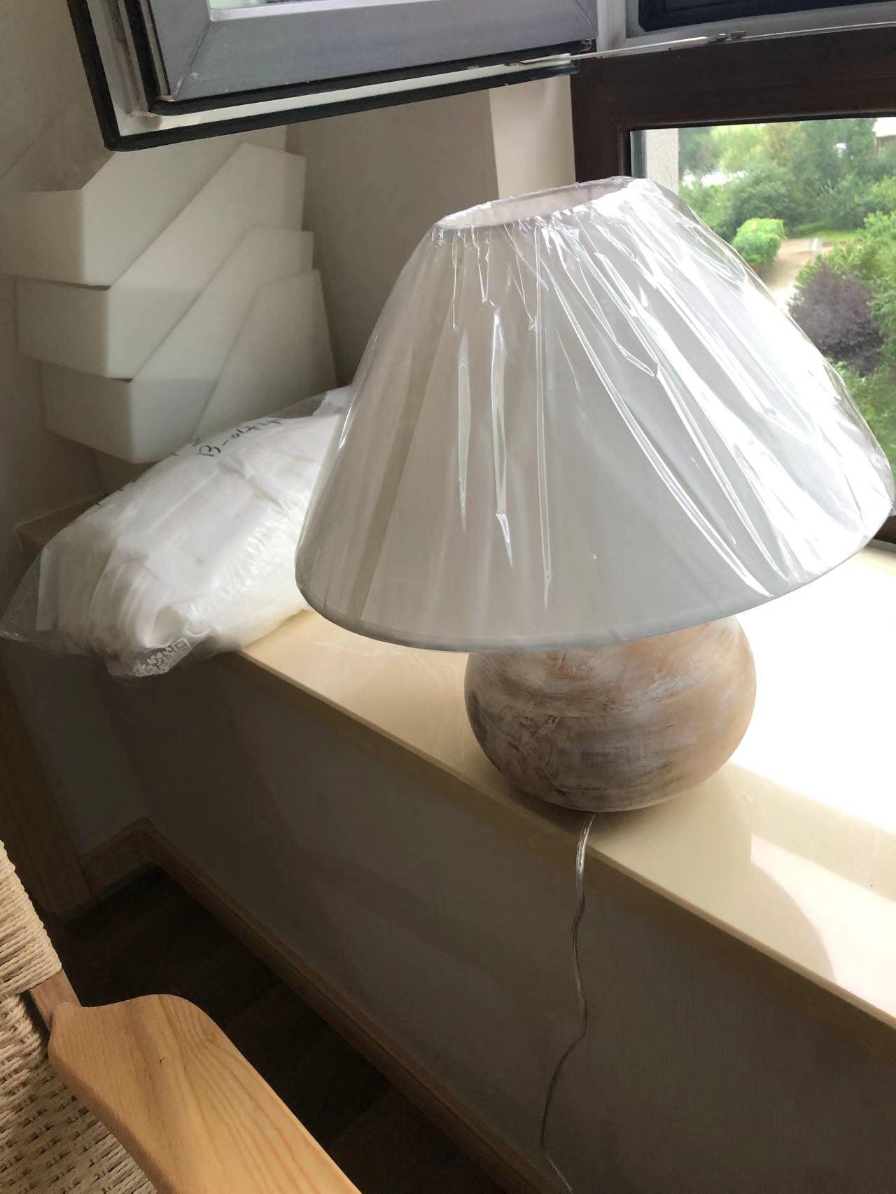 Domino Minimalilst Wood Table Lamp