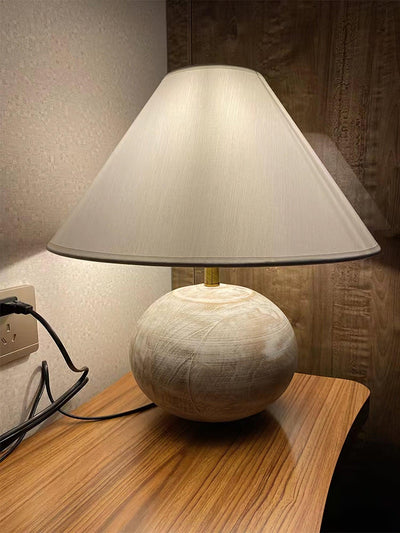 Domino Minimalilst Wood Table Lamp
