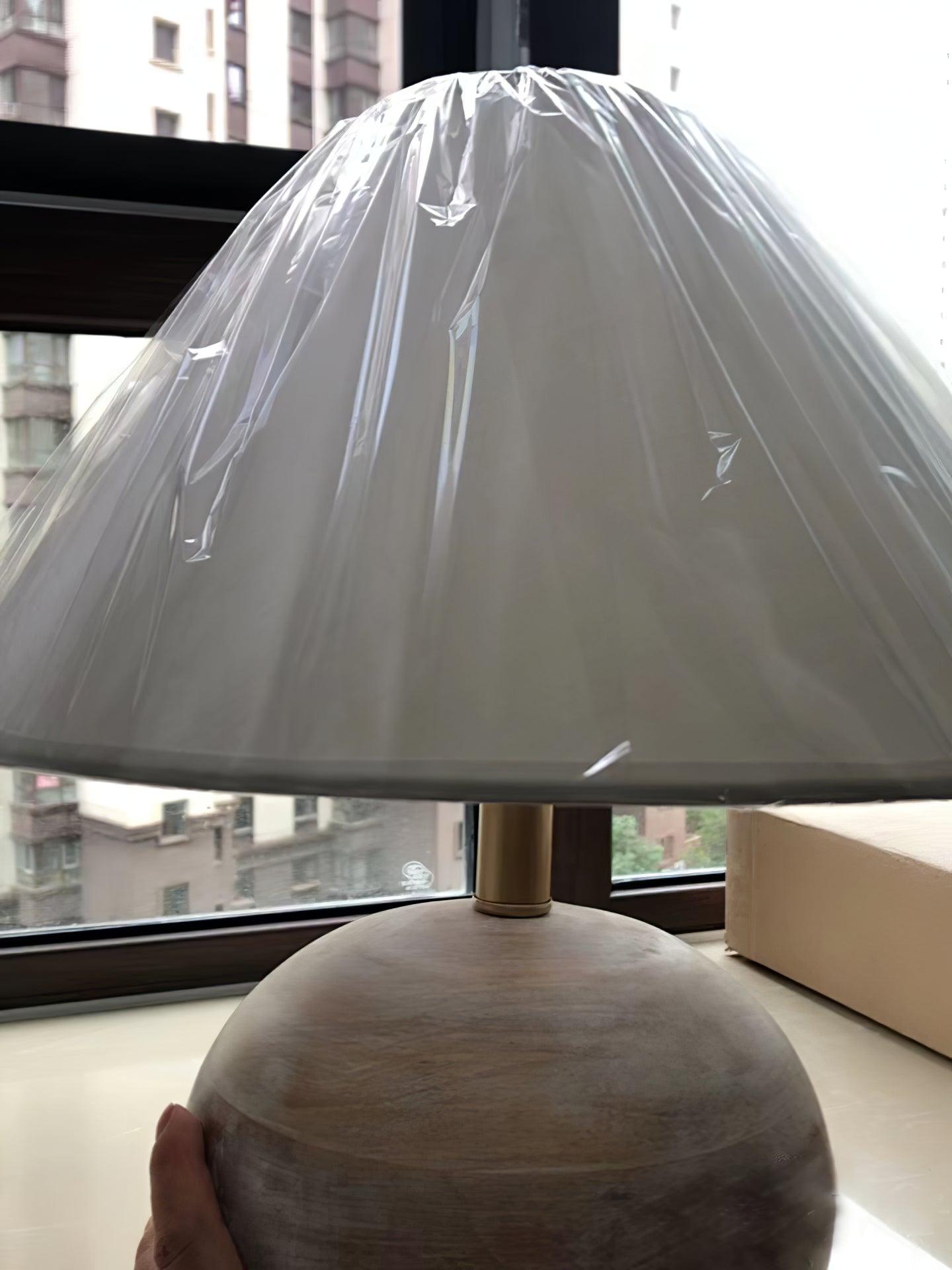 Domino Minimalilst Wood Table Lamp
