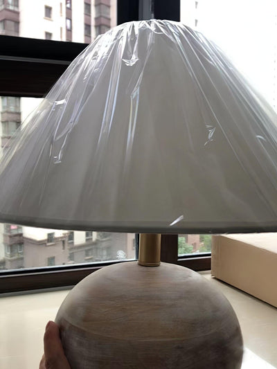 Domino Minimalilst Wood Table Lamp