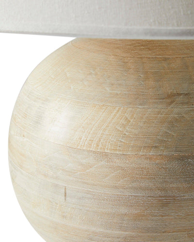 Domino Minimalilst Wood Table Lamp