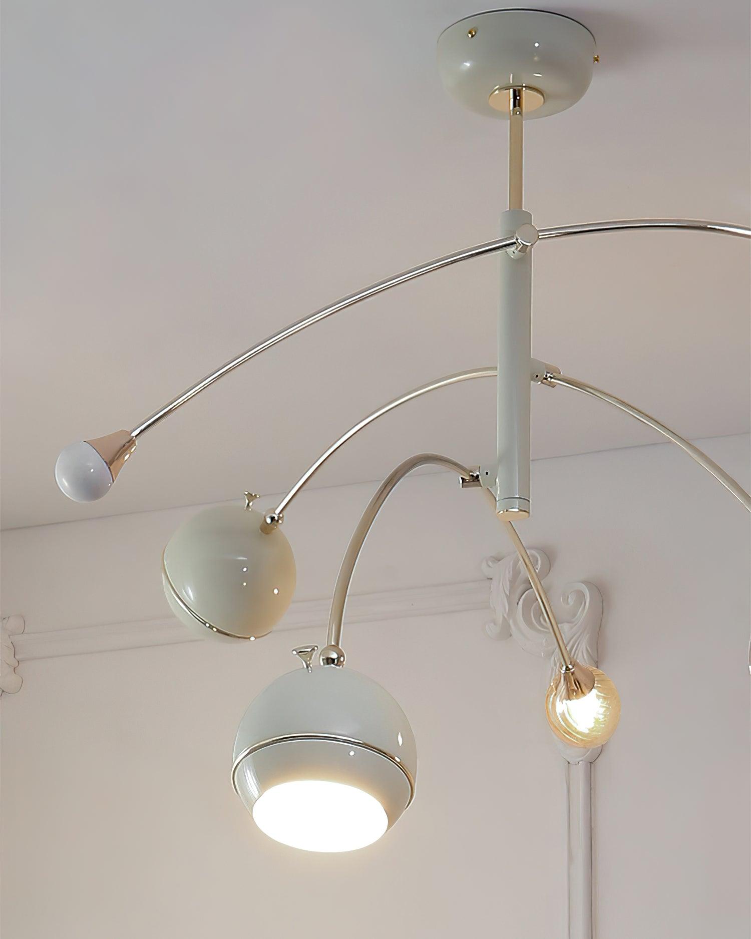 Soraian Chandelier Green Sci-Fi Elegant