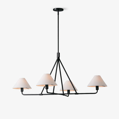 Vase Chandelier Cone Shade Minimalist