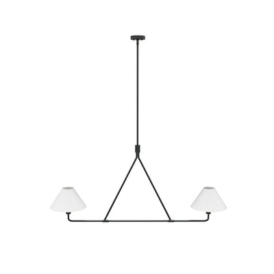 Vase Chandelier Cone Shade Minimalist