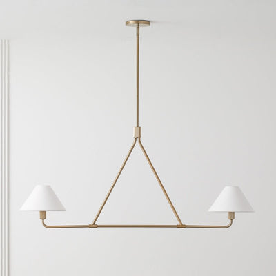 Vase Chandelier Cone Shade Minimalist