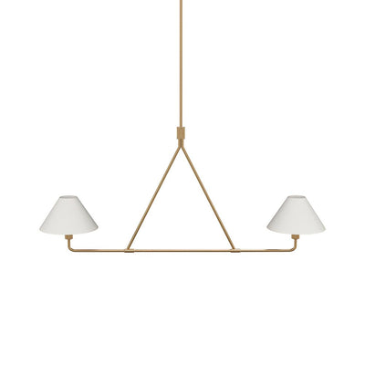 Vase Chandelier Cone Shade Minimalist