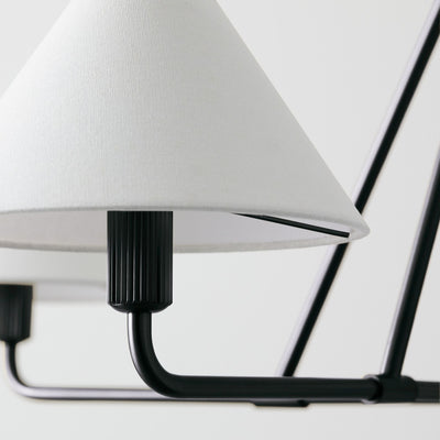 Vase Chandelier Cone Shade Minimalist