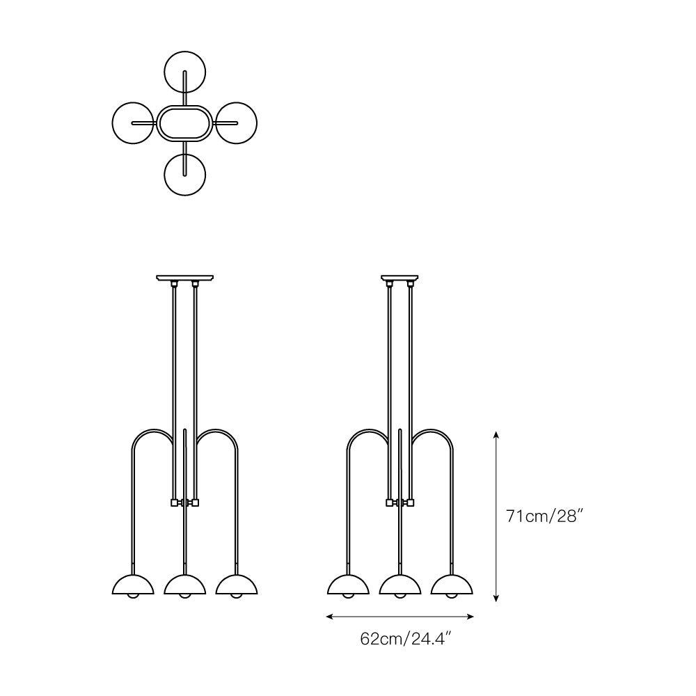Hawshire Beaubien Atelier Chandelier
