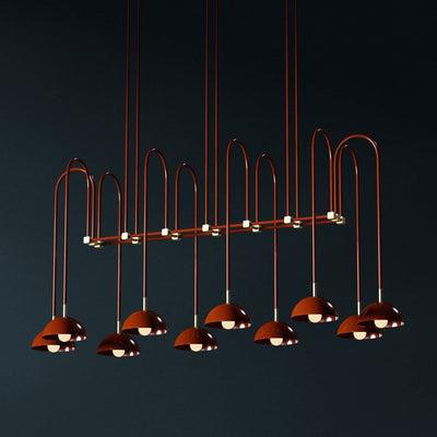 Blikuvyh Vintage Industrial Atelier Brass Chandelier - Neutral Decor