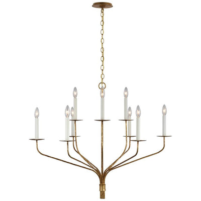 Caeluvyh Vintage Industrial Black Chandelier - Neutral Decor