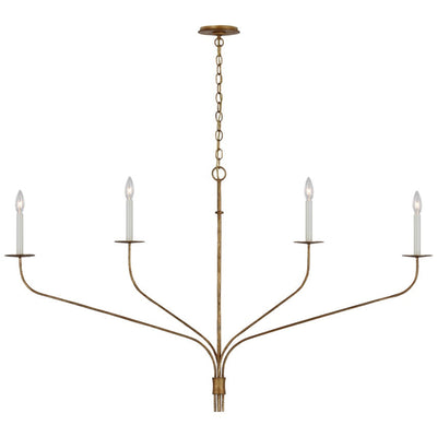 Caeluvyh Vintage Industrial Black Chandelier - Neutral Decor