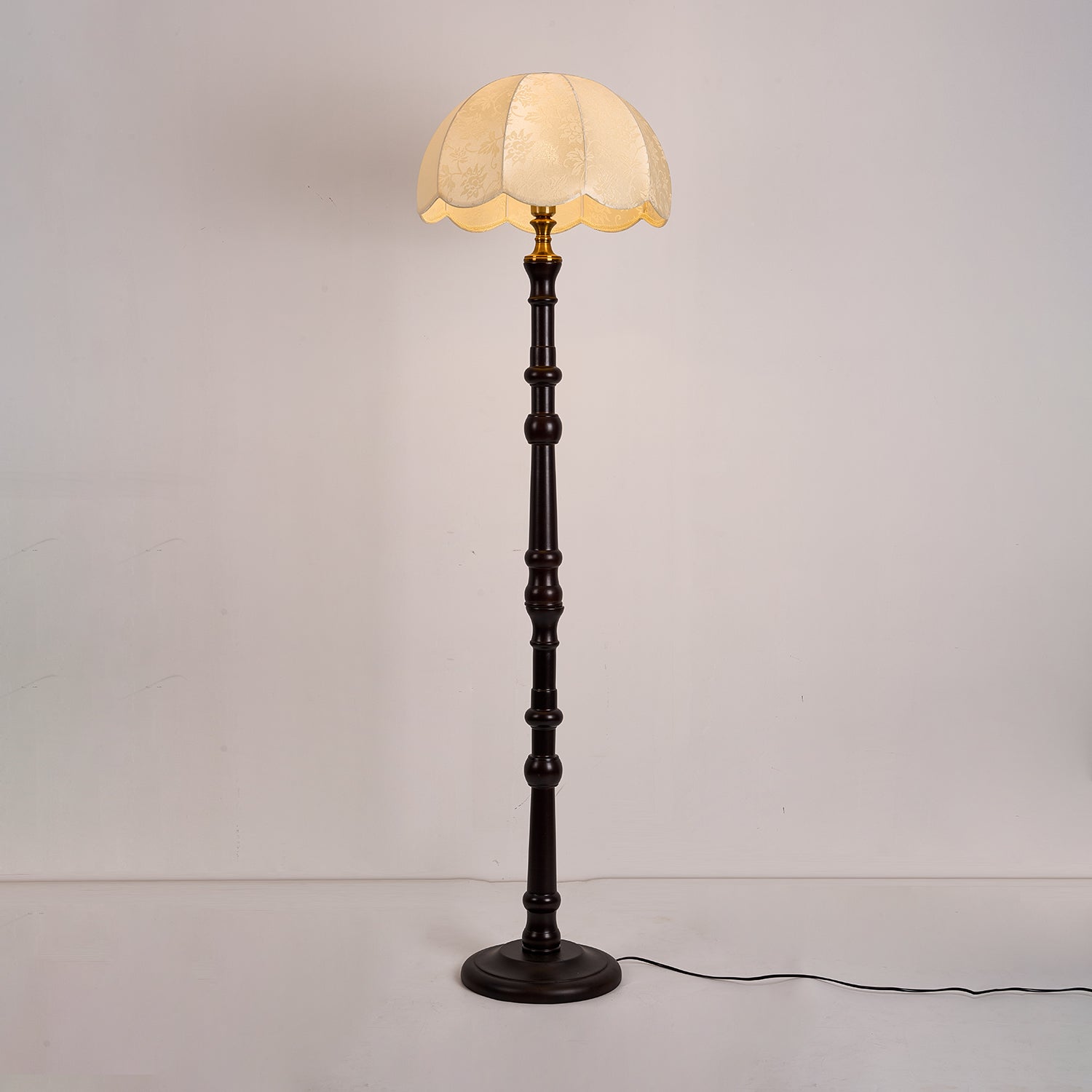 Maverick Vintage Wood Floor Light