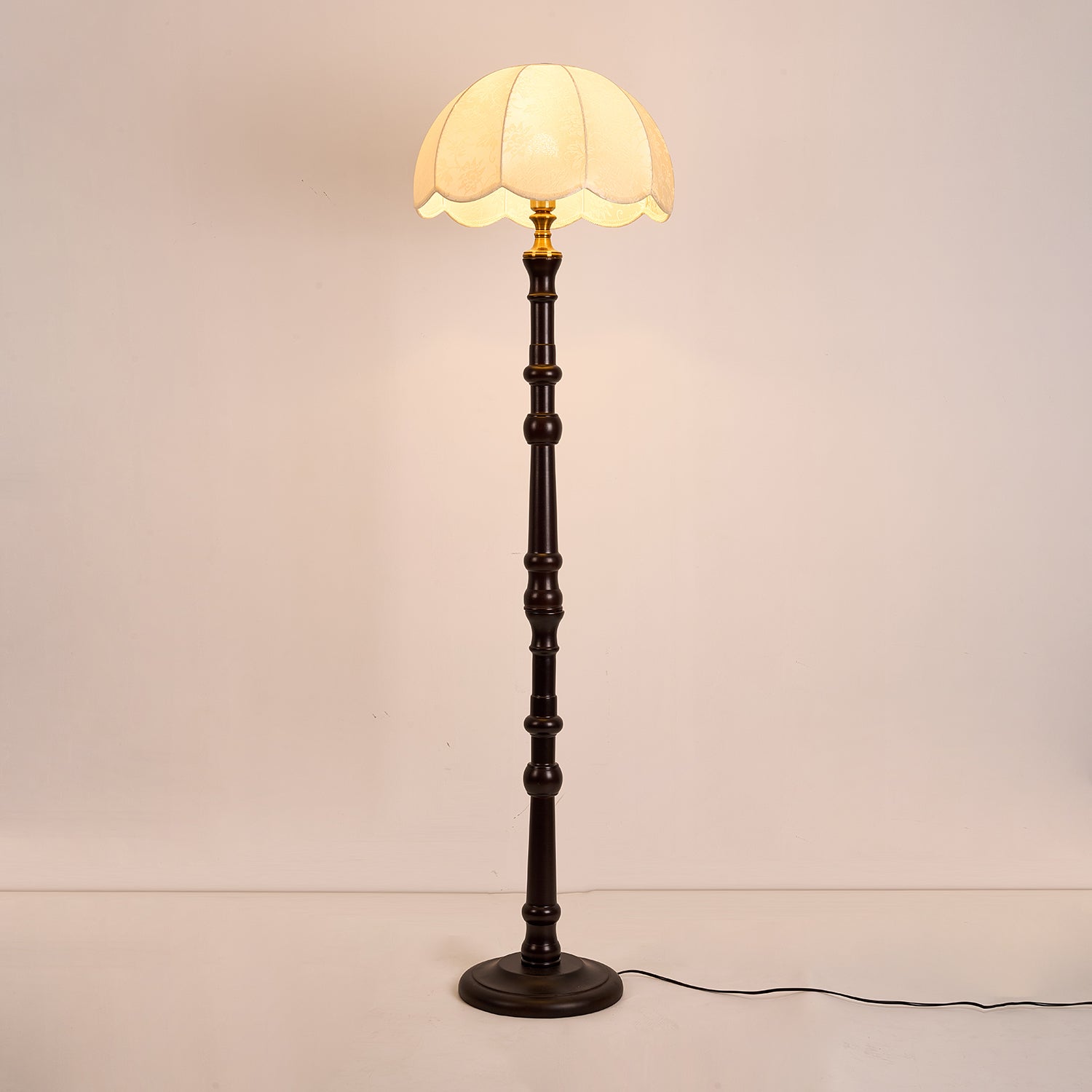 Maverick Vintage Wood Floor Light