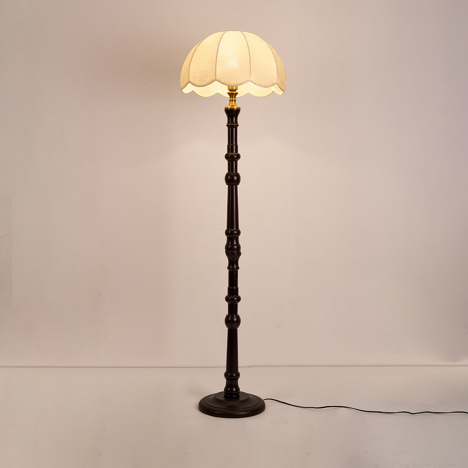 Maverick Vintage Wood Floor Light