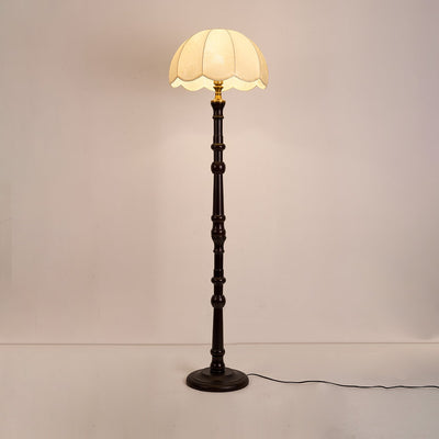 Maverick Vintage Wood Floor Light