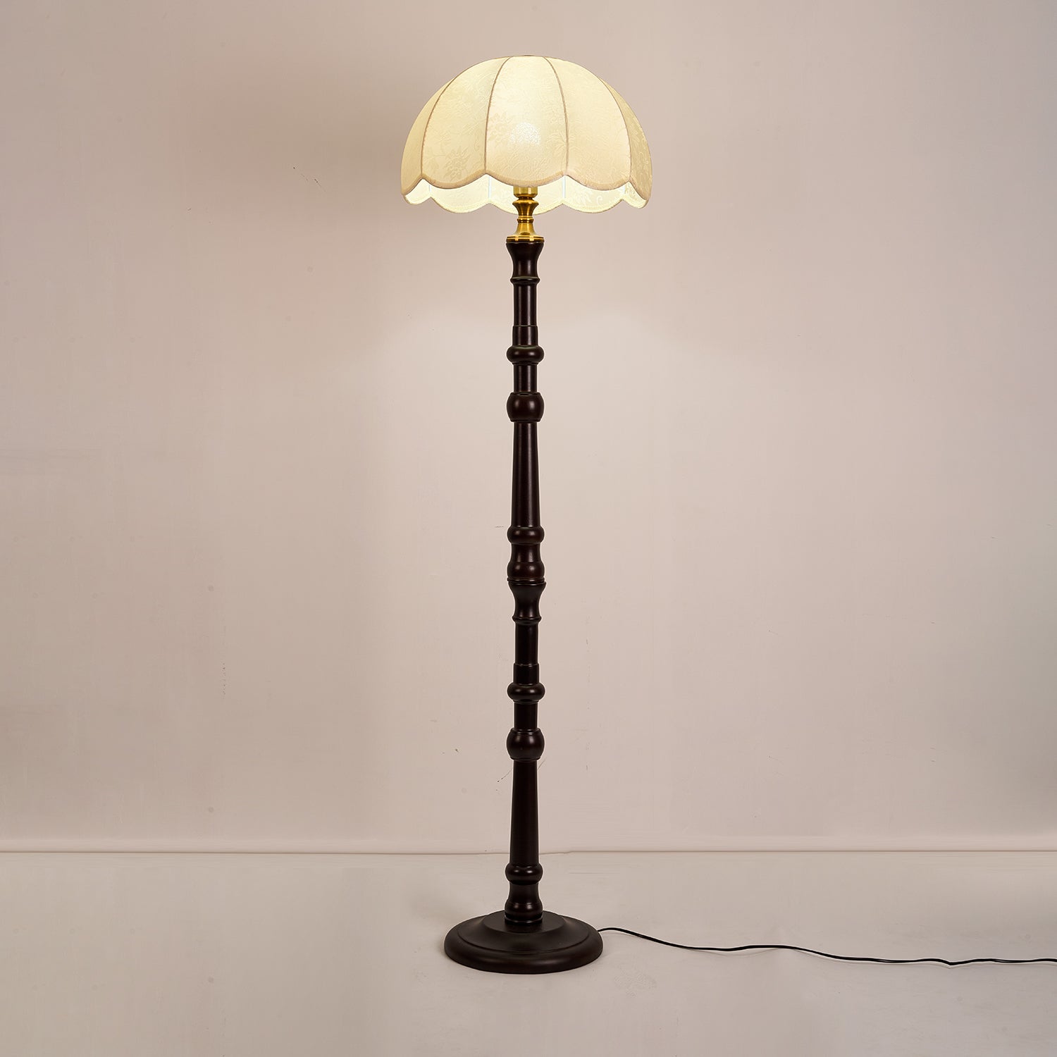 Maverick Vintage Wood Floor Light