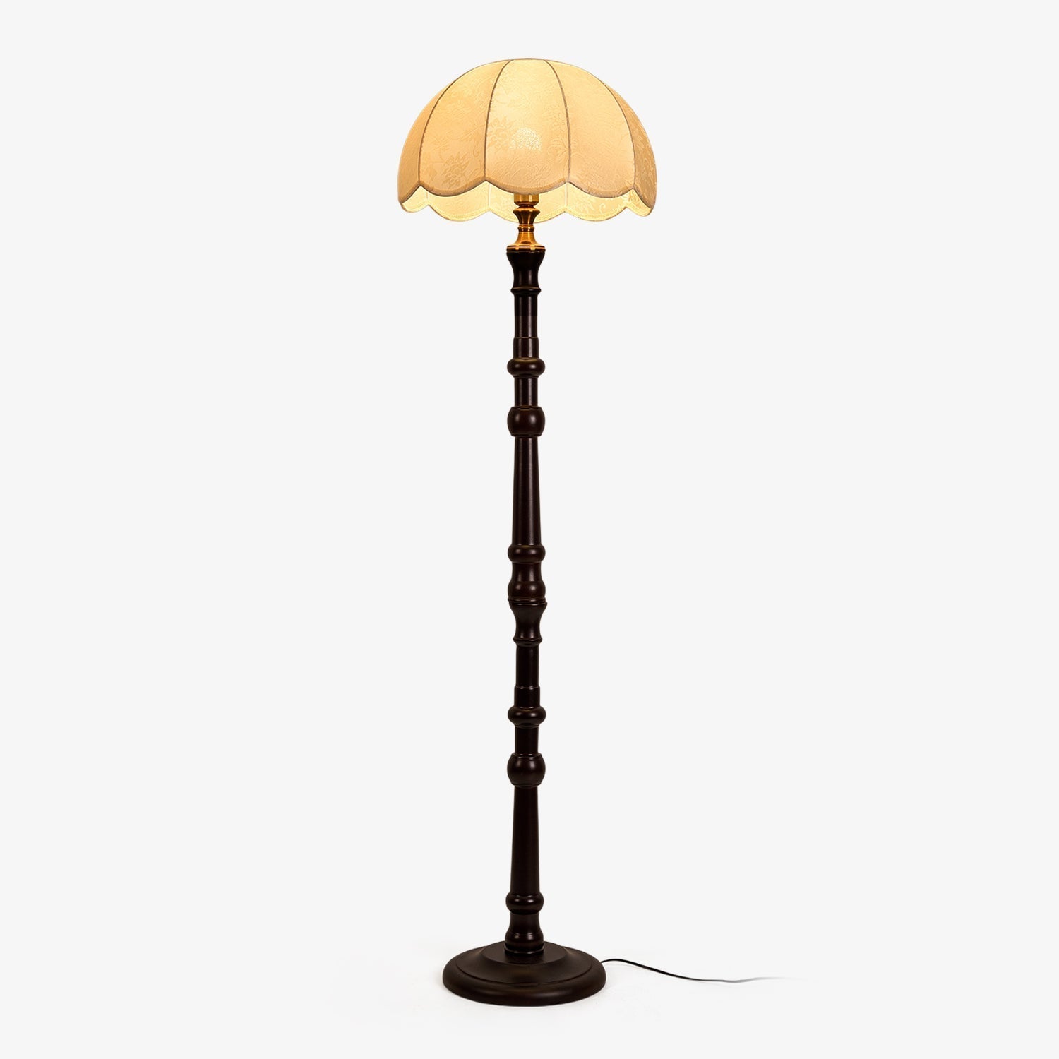 Maverick Vintage Wood Floor Light
