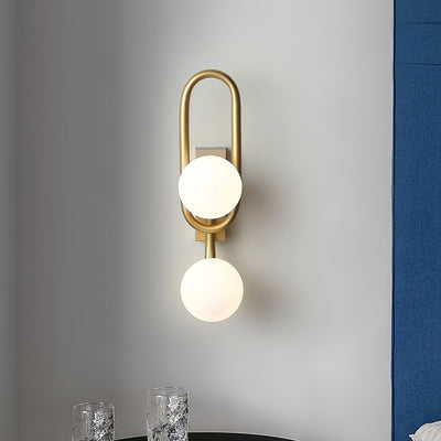 Alphaia Modern Minimalist Glass Wall Lamp