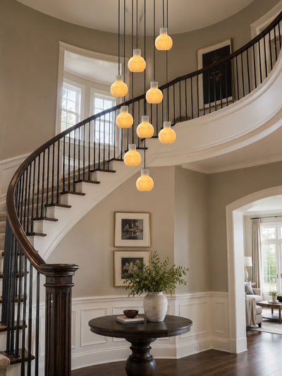 Eirerira Alabaster Cluster Chandelier