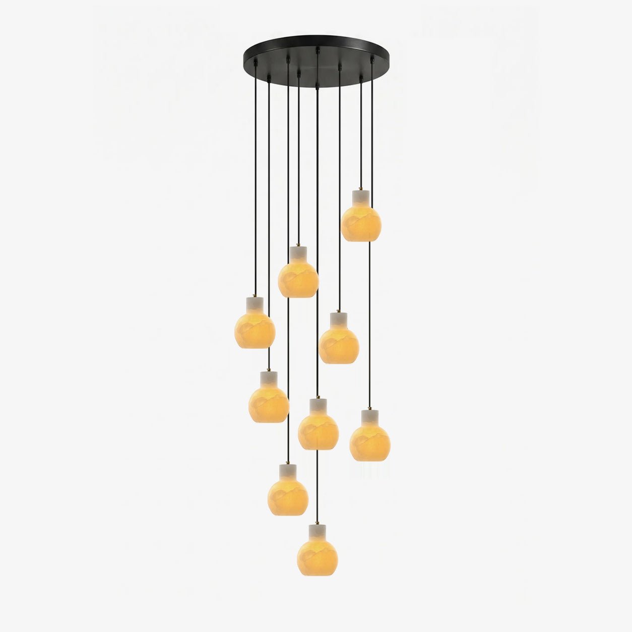 Eirerira Alabaster Cluster Chandelier