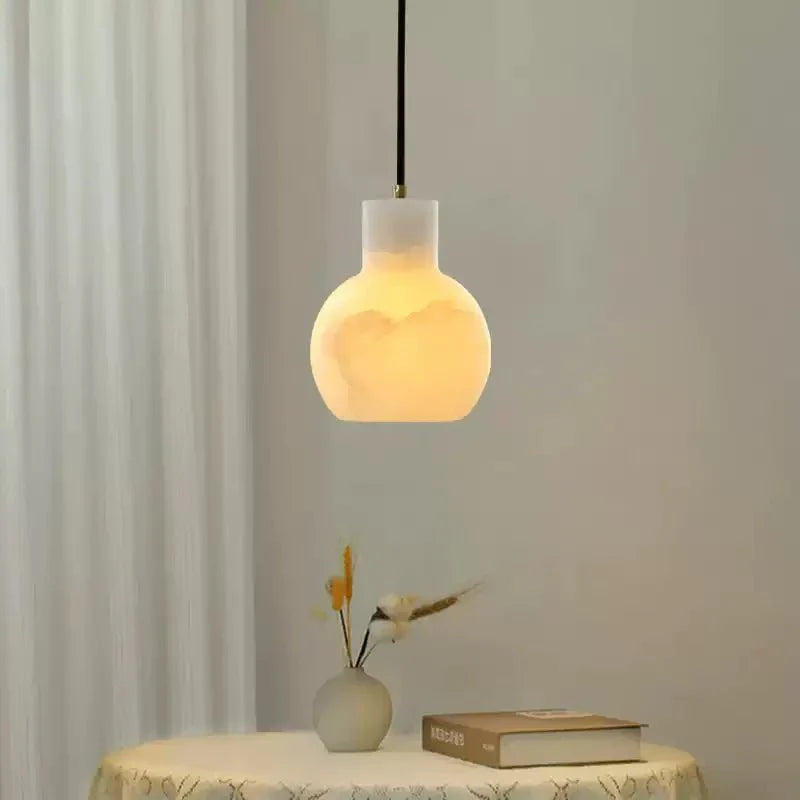 Eirerira Alabaster Cluster Chandelier