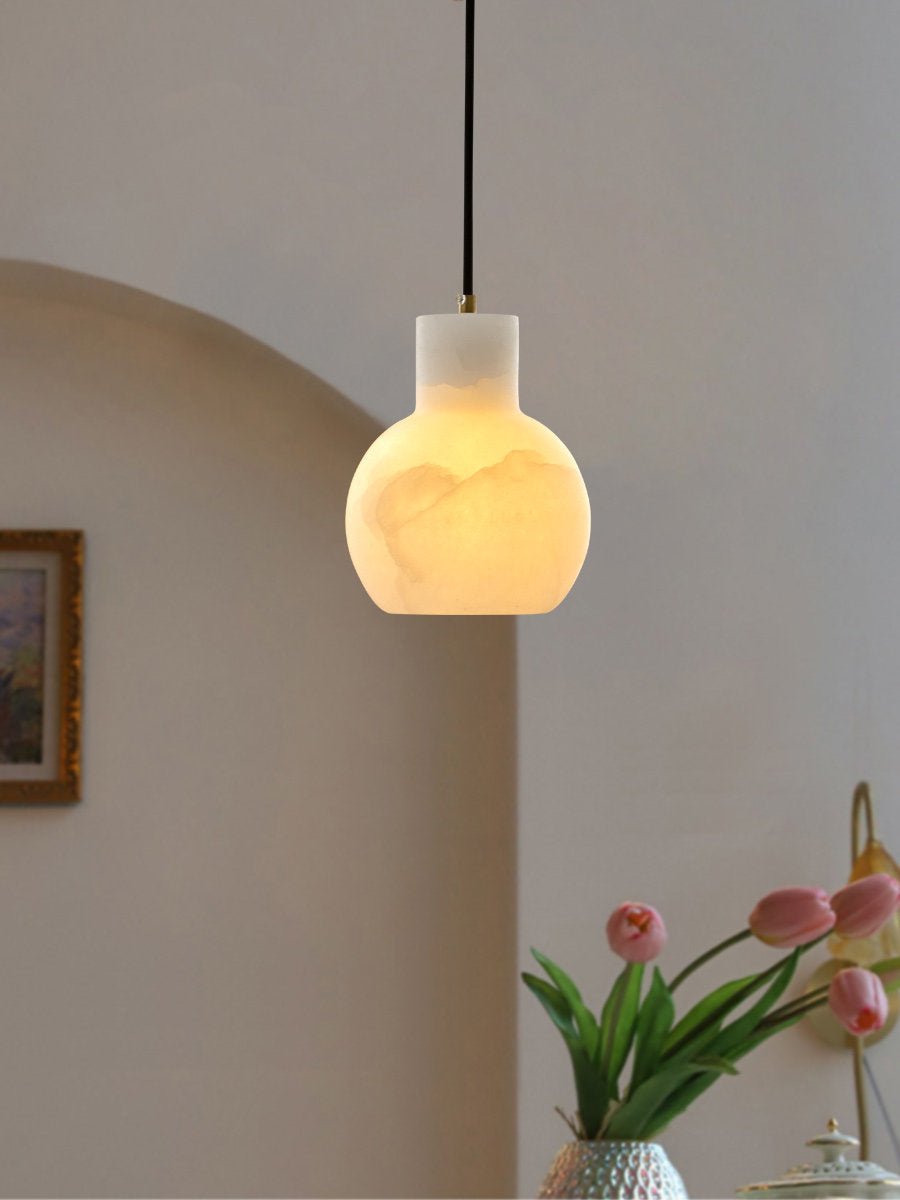 Eirerira Alabaster Cluster Chandelier