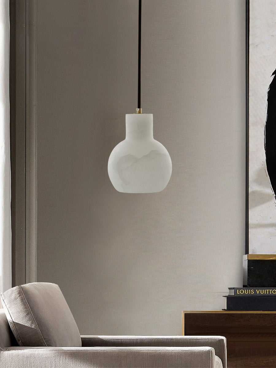 Eirerira Alabaster Cluster Chandelier