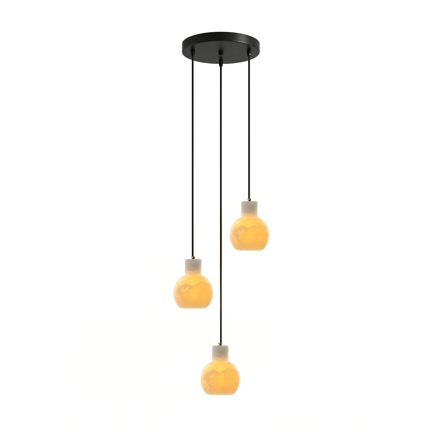 Eirerira Alabaster Cluster Chandelier