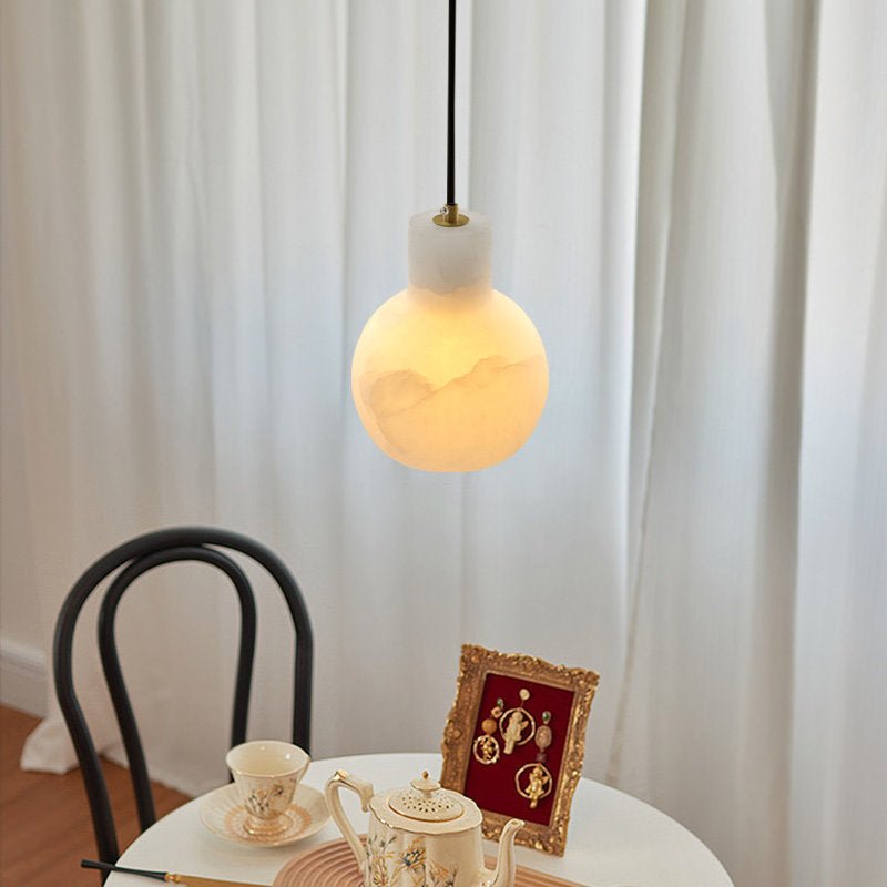 Eirerira Alabaster Cluster Chandelier