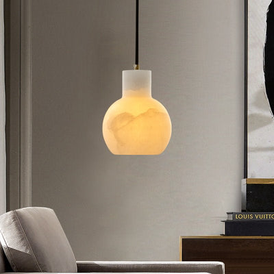 Eirerira Alabaster Cluster Chandelier